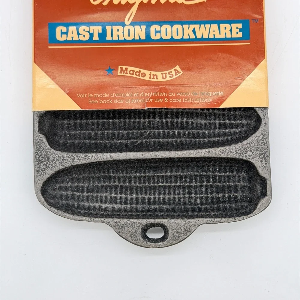 Wagners 1891 Original Cast Iron Cornbread Stick Pan 7 Slot Made in USA Vintage